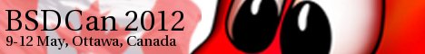 BSDCan 2012 Banner
